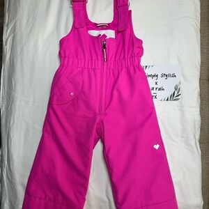 Obermeyer Bright Pink Kids Overalls